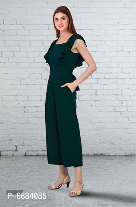 Realvarietysale Elegant Jumpsuit Prent (Dark Green) uploaded by business on 6/4/2022