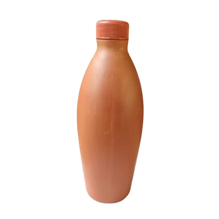 MITTIKART - Self Cooling Organic clay water bottle Eco-Friendly (1ltr.) uploaded by business on 6/4/2022