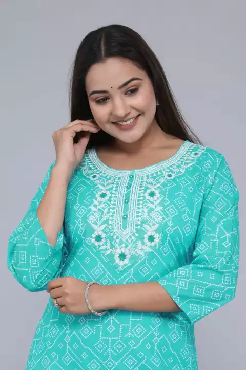 Cotton and reyon Kurtis uploaded by business on 6/4/2022