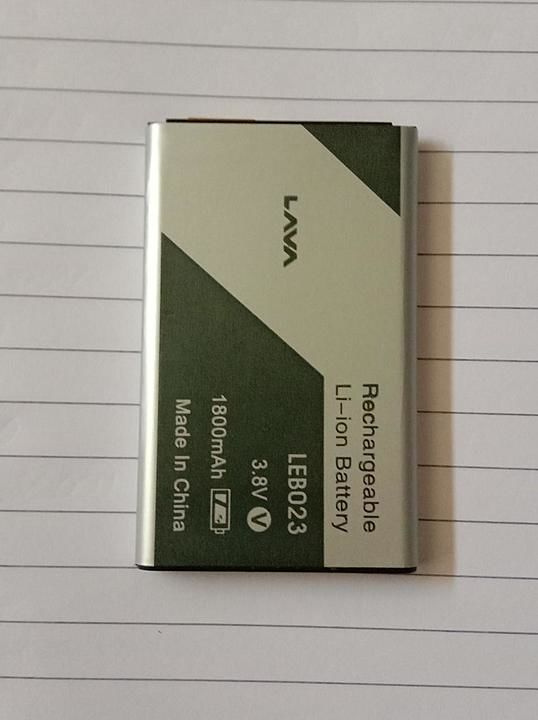 Lava leb023 original battery available  uploaded by All mobile's battery and back panel on 10/30/2020