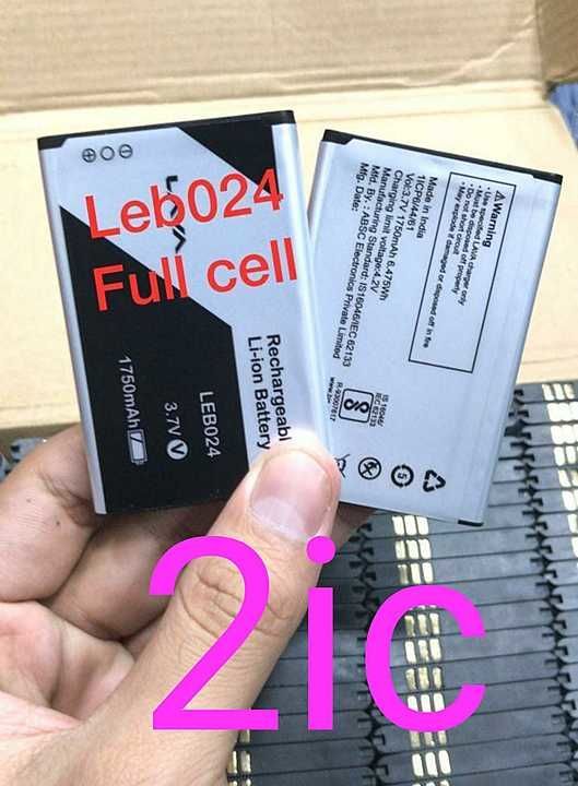 Lava leb024 original battery available  uploaded by All mobile's battery and back panel on 10/30/2020
