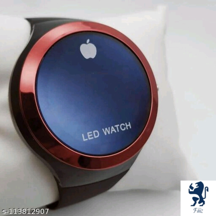 Stylish Wrist Watch, Golden round Digital LED Fashion Watch for Men uploaded by Faiz stock Shop. on 6/5/2022