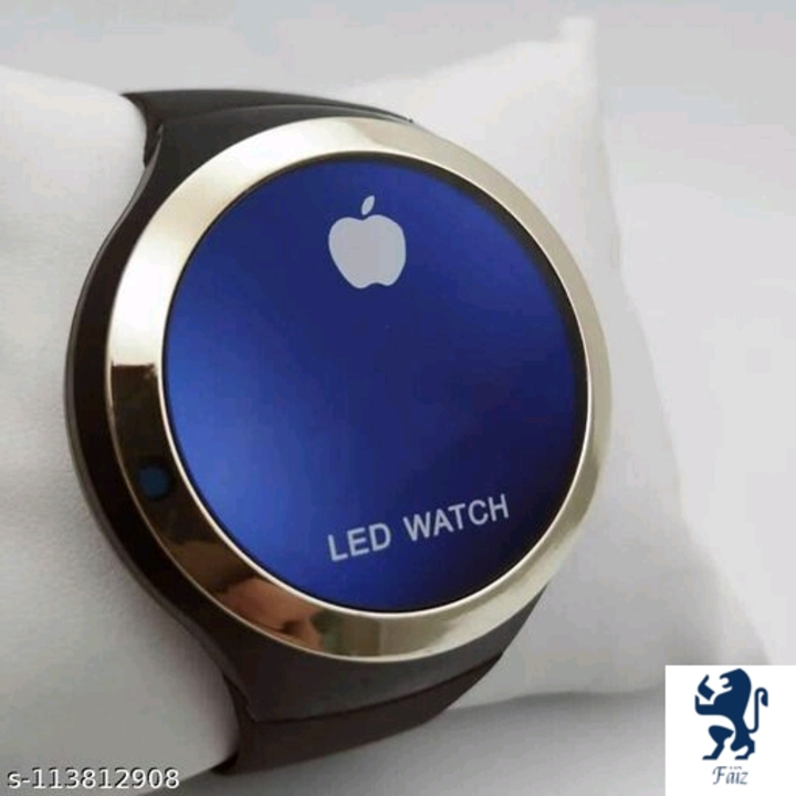 Stylish Wrist Watch, Golden round Digital LED Fashion Watch for Men uploaded by Faiz stock Shop. on 6/5/2022