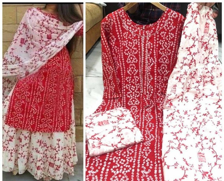 Rayon kurti and skirt set uploaded by business on 10/30/2020