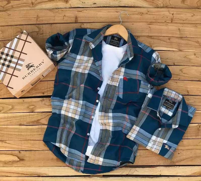 Post image *Brand - Burberry*
*Full Sleeves chk shirts*
*3 DIFFERENT COLOURS*
*Premium Quality*
*100% Original Soft Cotton Fabric*
*BRANDED BUTTONS*
 sizes *M L XL*       *38:40:42*