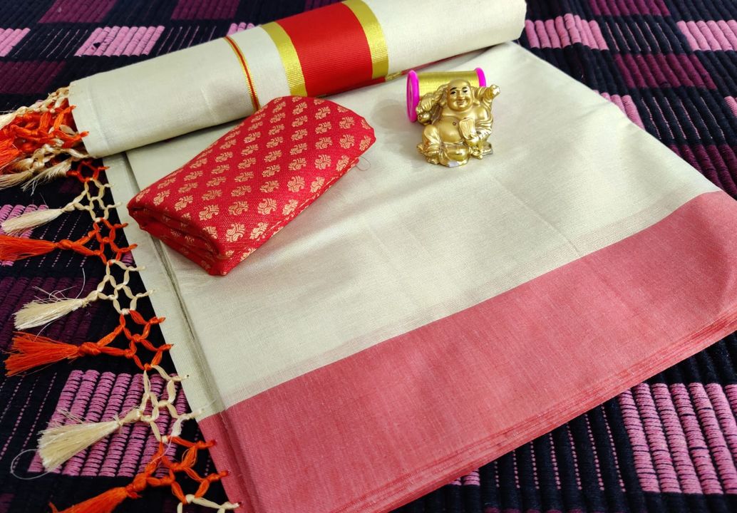 Kerala sarees uploaded by Handloom Weaver  Kerala Traditional on 6/5/2022