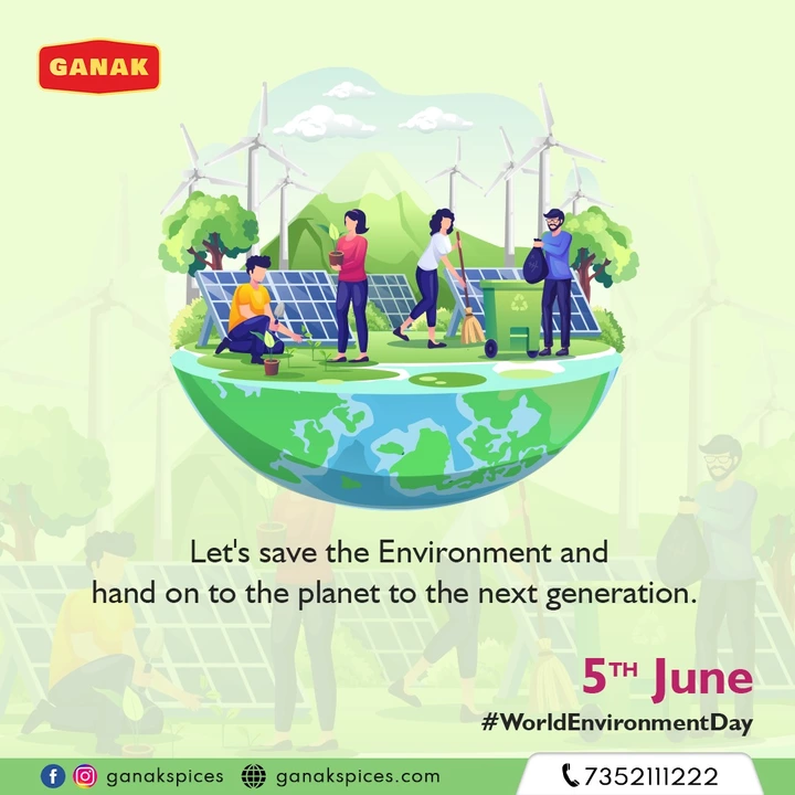 Post image Let's save the Environment and hand on to the planet to the next generation. Let's join your hand together to save our Environment.📱7352111222 🌎 https://bit.ly/38CvpWw#WorldEnvironmentDay #wishes #Ganak #EnvironmentDay #Earth #healthylife #planet #planetearth #greenery #greenlife
