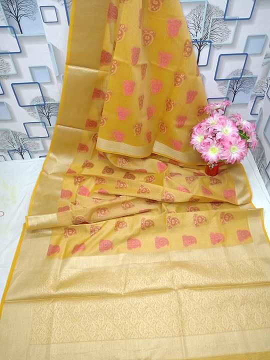 Pure banarasi cotton silk saree uploaded by Asif Textile on 10/31/2020