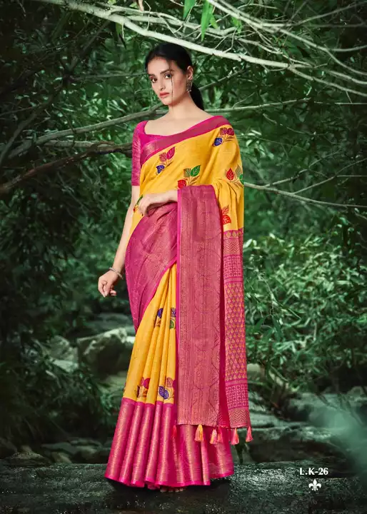 Post image *yellow lady*
Again public demand 
*DIGITAL WEAVE LINEN*
EXCLUSIVE DIGITAL LINEN COLLECTION WITH RICH N CLASSY WEAVING BORDER 
Price 750+$
Ready
Fast moving collection https://chat.whatsapp.com/GouOgLkOCVgKlgdJVPIWxT WhatsApp 6374095348Good quality and reasonable priceHand stocks