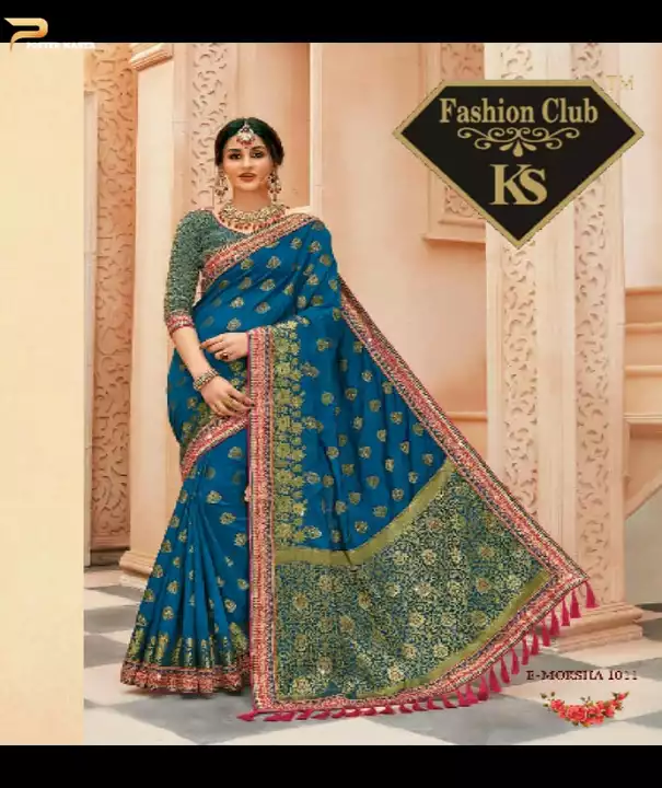 Designer saree uploaded by Fashion club on 6/5/2022