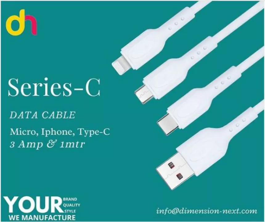 Post image Series-C USB Data Cable
Your BrandYour QualityYour StyleWE MANUFACTURER
#usbcable #datacable #microcable #OEM #ODM #Manufacture #microdatacable #IPHONE #typec #typecdatacable #seriesc #usbctoc #usbcableprice