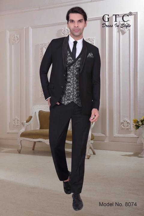 Suave GTC-5-piece Designer Men Suit uploaded by AMBE COLLECTIONS  on 6/6/2022