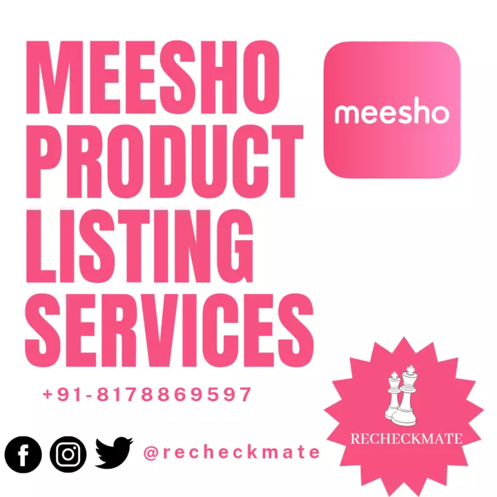 Meesho product listing service provider uploaded by Recheckmate on 6/6/2022