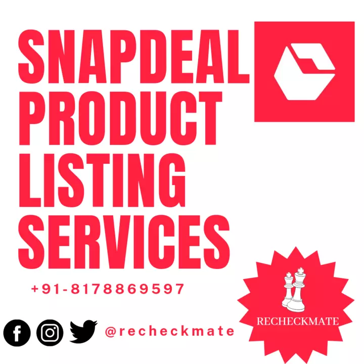 Snapdeal product listing service provider uploaded by business on 6/6/2022