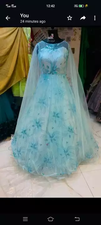 Full ghera gown uploaded by business on 6/7/2022