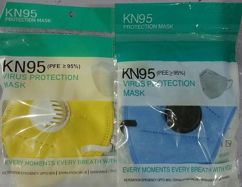 KN95 Original with Nose strip,MRP ₹150/- uploaded by A K TRADERS on 10/31/2020