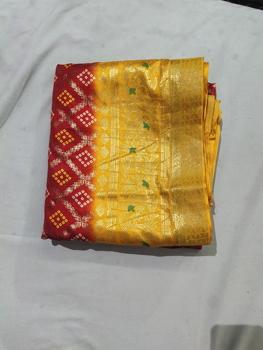 Bandhni saree uploaded by business on 6/7/2022