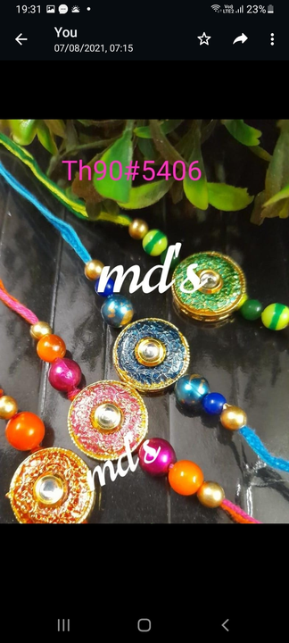 Post image Hand made Rakhis with super quality