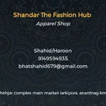 Business logo of Shandar the fashion hub based out of Ananthnag