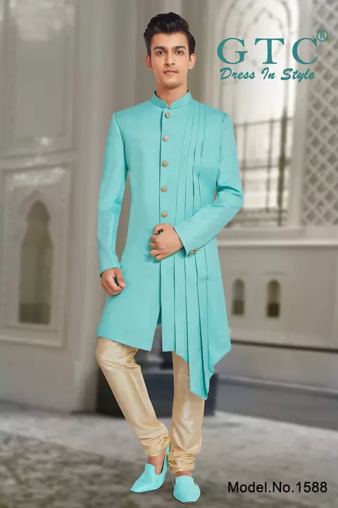 Voguish GTC- Indo-Western Sherwani uploaded by AMBE COLLECTIONS  on 6/8/2022