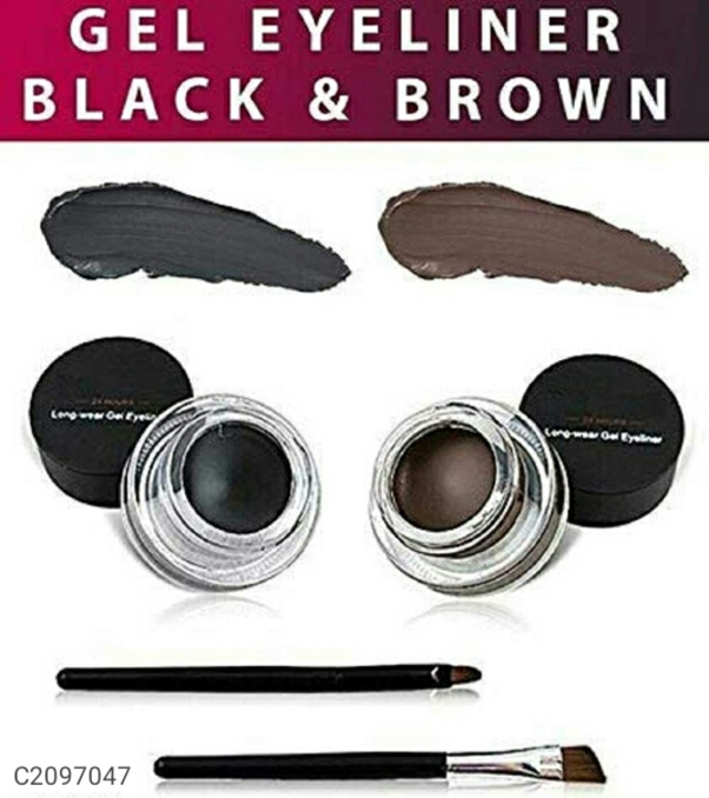 Beautiful smudge proof black and brown eyeliner  uploaded by business on 6/8/2022