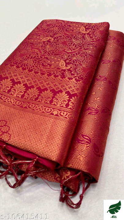 Soft silk saree uploaded by Nila online store on 6/8/2022