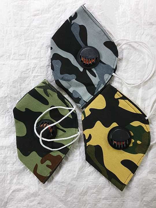 Military Print Face Mask uploaded by business on 10/31/2020