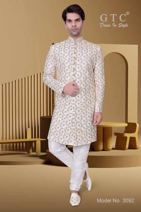 Appealing GTC- Designer Sherwani uploaded by AMBE COLLECTIONS  on 6/9/2022