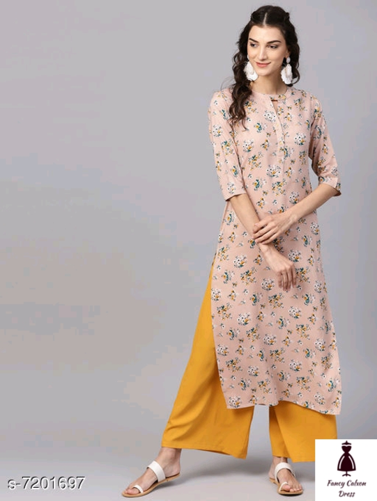 Post image Monika Fashion Women's Kurta SetsName: Monika Fashion Women's Kurta SetsKurta Fabric: RayonBottomwear Fabric: RayonFabric: RayonSleeve Length: Three-Quarter SleevesSet Type: Kurta With Dupatta And BottomwearBottom Type: PantsPattern: EmbroideredNet Quantity (N): SingleSizes:M (Bust Size: 38 in, Shoulder Size: 14 in, Kurta Waist Size: 36 in, Kurta Hip Size: 40 in, Kurta Length Size: 44 in, Bottom Waist Size: 26 in, Bottom Hip Size: 40 in, Bottom Length Size: 38 in, Duppatta Length Size: 2.1 in) L (Bust Size: 40 in, Shoulder Size: 14.5 in, Kurta Waist Size: 38 in, Kurta Hip Size: 42 in, Kurta Length Size: 44 in, Bottom Waist Size: 28 in, Bottom Hip Size: 42 in, Bottom Length Size: 38 in, Duppatta Length Size: 2.1 in) XL (Bust Size: 42 in, Shoulder Size: 15 in, Kurta Waist Size: 40 in, Kurta Hip Size: 44 in, Kurta Length Size: 44 in, Bottom Waist Size: 30 in, Bottom Hip Size: 44 in, Bottom Length Size: 38 in, Duppatta Length Size: 2.1 in) XXL (Bust Size: 44 in, Shoulder Size: 15.5 in, Kurta Waist Size: 42 in, Kurta Hip Size: 46 in, Kurta Length Size: 44 in, Bottom Waist Size: 32 in, Bottom Hip Size: 46 in, Bottom Length Size: 38 in, Duppatta Length Size: 2.1 in) XXXL (Bust Size: 46 in, Shoulder Size: 16 in, Kurta Waist Size: 44 in, Kurta Hip Size: 48 in, Kurta Length Size: 44 in, Bottom Waist Size: 34 in, Bottom Hip Size: 48 in, Bottom Length Size: 38 in, Duppatta Length Size: 2.1 in) 
Impress Everyone With Your Stunnig Traditonal Look By wearing this kurti,Using The Finest Quality fabrics And is Trendy fashionable As well As Comfatable the Perfect Choice For Any occasion.Country of Origin: India