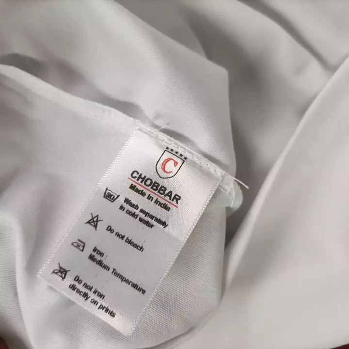 Chobbar half sleeves t shirts  uploaded by Sanjeev knitwears on 6/9/2022