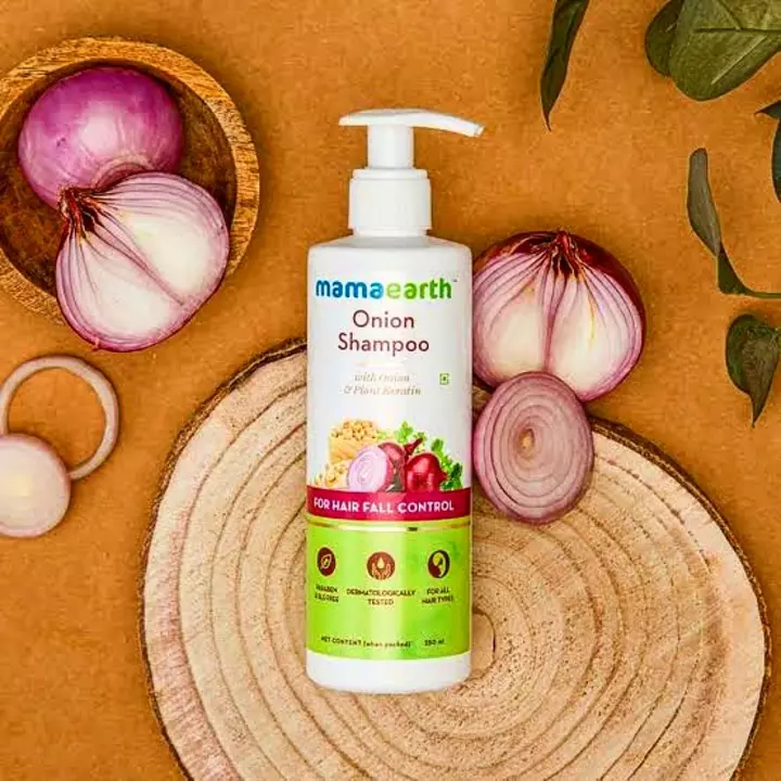Mamaearth Onion Hair Fall Shampoo for Hair Growth & Hair Fall Control, with Onion Oil & Plant Kerati uploaded by Touch_up_cosmetics on 6/9/2022