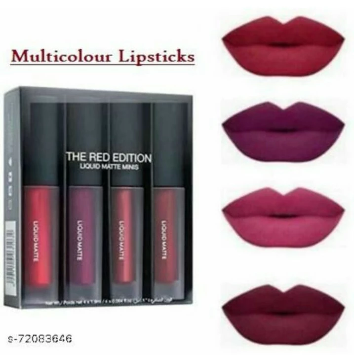Attractive mini matte Lipstick (pack of 4) uploaded by business on 6/9/2022