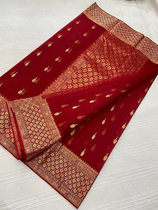 Chanderi saree uploaded by business on 11/1/2020