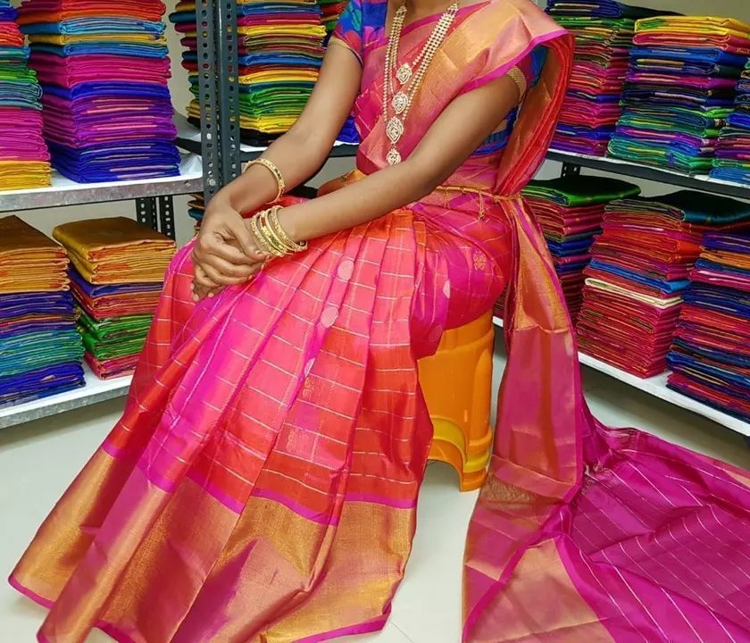Uppada pure soft silk sarees uploaded by business on 6/9/2022