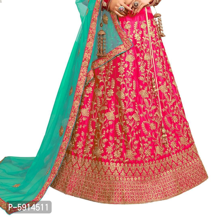 Post image *Women's Pink Semi-Stitched Embroidered Satin Silk Lehenga Choli*
 *Size*: Free Size(Waist - 28.0 - 44.0 inches) Free Size(Bust - 28.0 - 44.0 inches) 
 *Color*: Pink
 *Fabric*: Satin Silk
 *Type*: Semi Stitched
 *Style*: Embroidered
 *COD Available*
 *Free and Easy Returns*: Within 7 days of delivery. No questions asked 
 🆕 Avail 100% cashback on all your orders in MyShopPrime Wallet
💸 Use 5% flat off on all prepaid orders
⚡⚡ Hurry, 8 units available only https://myshopprime.com/product/women-s-pink-semi-stitched-embroidered-satin-silk-lehenga-choli/1462256124