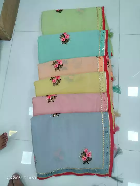 Sarees uploaded by business on 6/10/2022