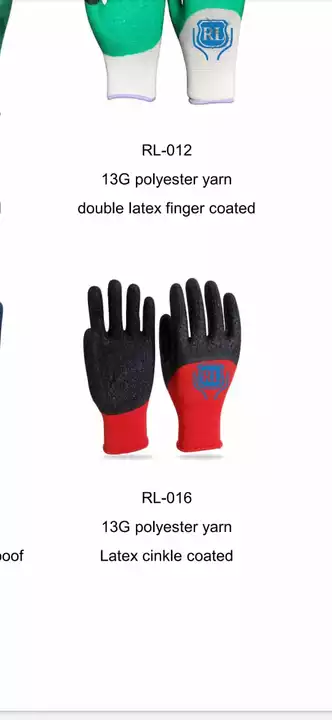 Hand gloves poly, silicon coated uploaded by Ram  on 6/10/2022
