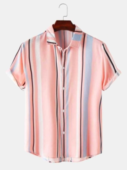 icome Men Striped Casual Multicolor Shirt // Case on delivery and home delivery available for any uploaded by business on 6/10/2022