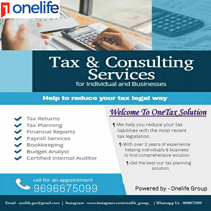 Taxation products uploaded by Onelife Products on 11/1/2020