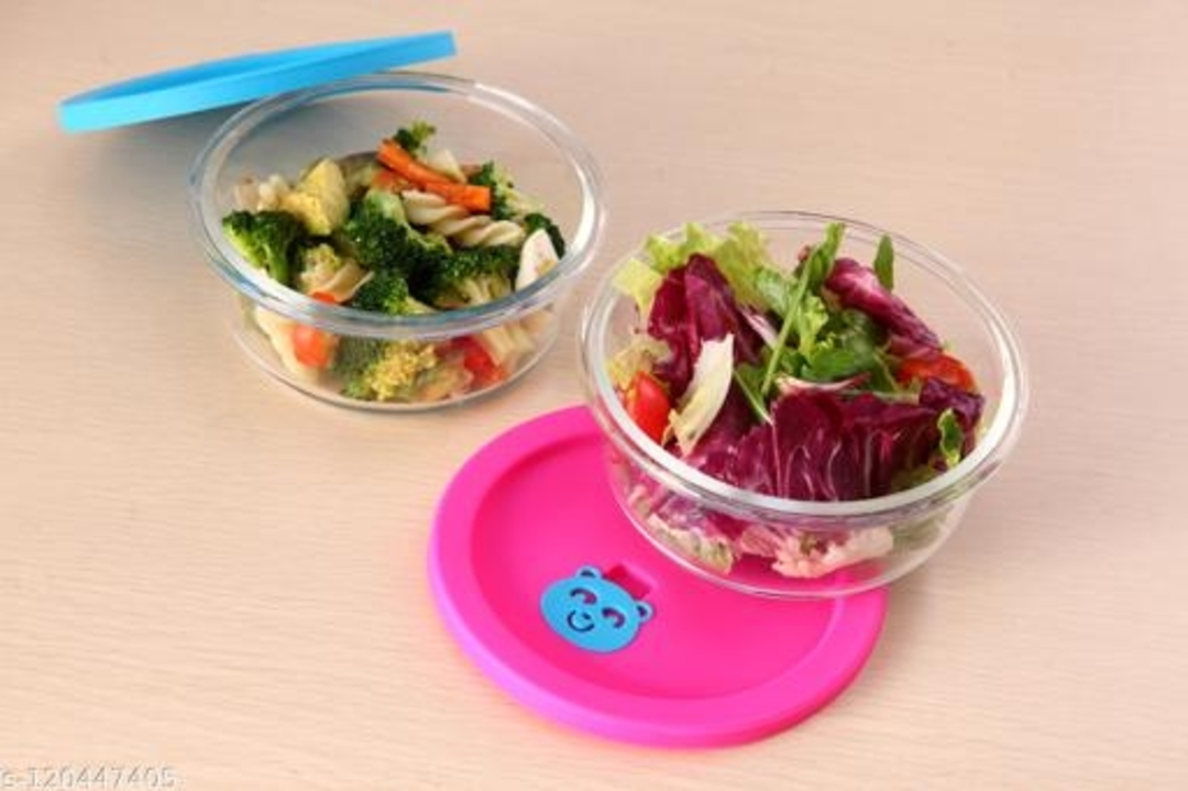 Jindal Mixing Borosilicate Glass Bowl with Lids with Free Bags Dinner Bowl |Glass Lunch Container |M uploaded by Jindal Gas Appliances Pvt Ltd on 6/10/2022