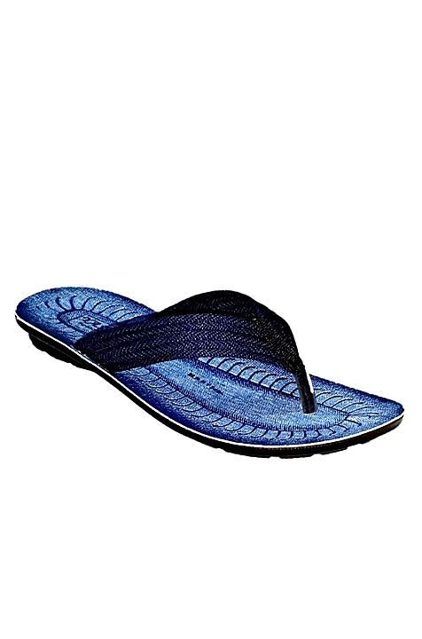 Paironvee mens pu slippers blue colour uploaded by business on 11/1/2020