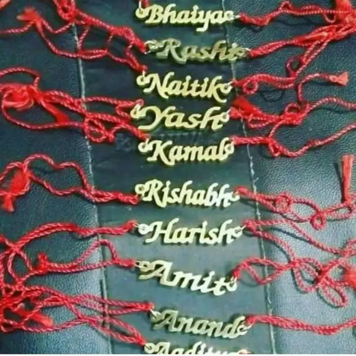 Post image Customised name rakhi with brass material available
Book your order
For enquiries dm 
Whatsapp number 8291981880