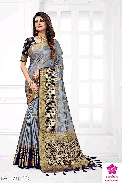 Post image Catalog Name:*Fabulous Women?s Sarees*
Saree Fabric: Silk
Blouse: Running Blouse
Blouse Fabric: Silk
Pattern: Zari Woven
Multipack: Single
Cash on delivery....