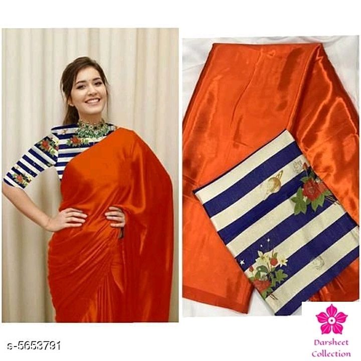 Post image Diva Pretty Women's Sarees 

Saree Fabric: Satin Silk
Blouse: Separate Blouse Piece
Blouse Fabric: Satin
Pattern: Solid
Multipack: Single
Cash on delivery...