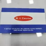 Business logo of M. J. CREATION