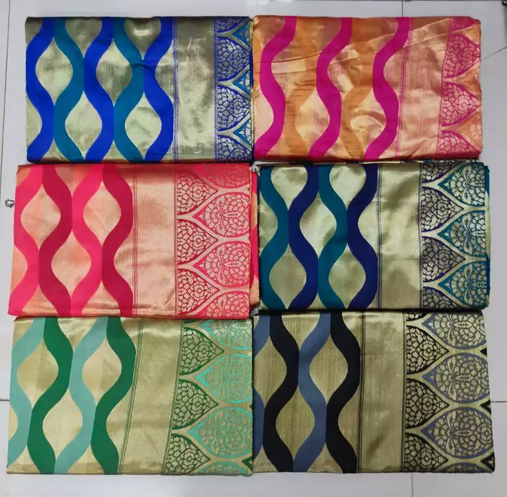Post image Banarasi silk with beautiful weaving
At manufacturing rate .. dm me for order