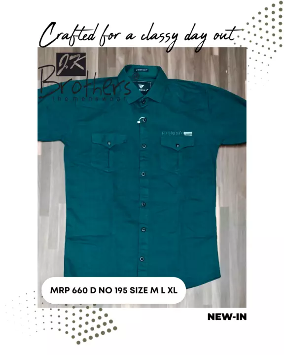 Men's Cotton Plain Shrit  uploaded by Jk Brothers Shirt Manufacturer  on 6/11/2022
