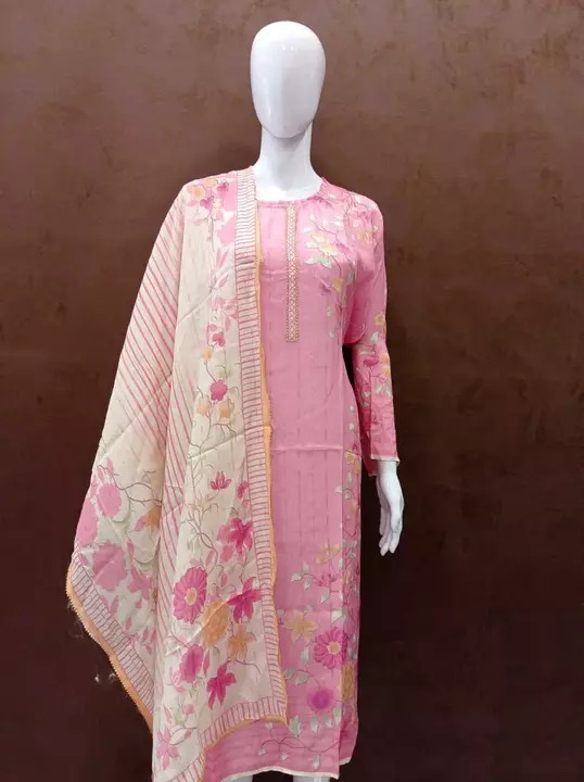 Post image Pure muslin and viscos based semi stitched suits ....
Fresh designs for the season ...
Direct from manufacturer