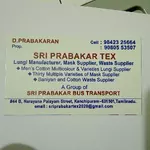 Business logo of Sri prabakar tex