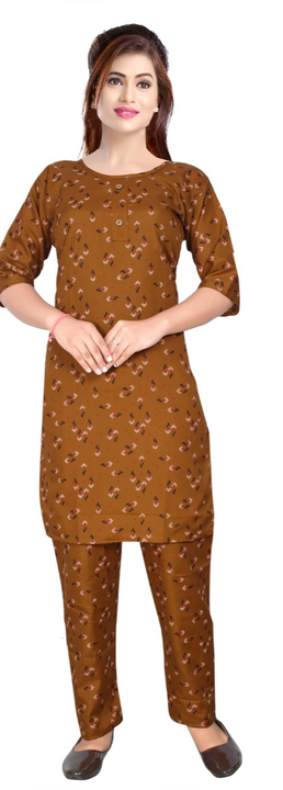 Product image of Kurti with pant, price: Rs. 175, ID: kurti-with-pant-39db036a